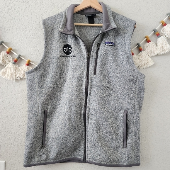 Patagonia Better Sweater Fleece Vest Stonewash Outdoor Full Zip Casual Mens L - Picture 1 of 12